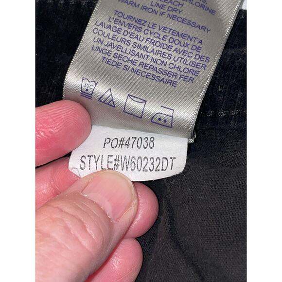 NYDJ Women's‎ Plus Size Barbara Bootcut Jeans in Corduroy - Size 24W - In Black - Picture 9 of 11